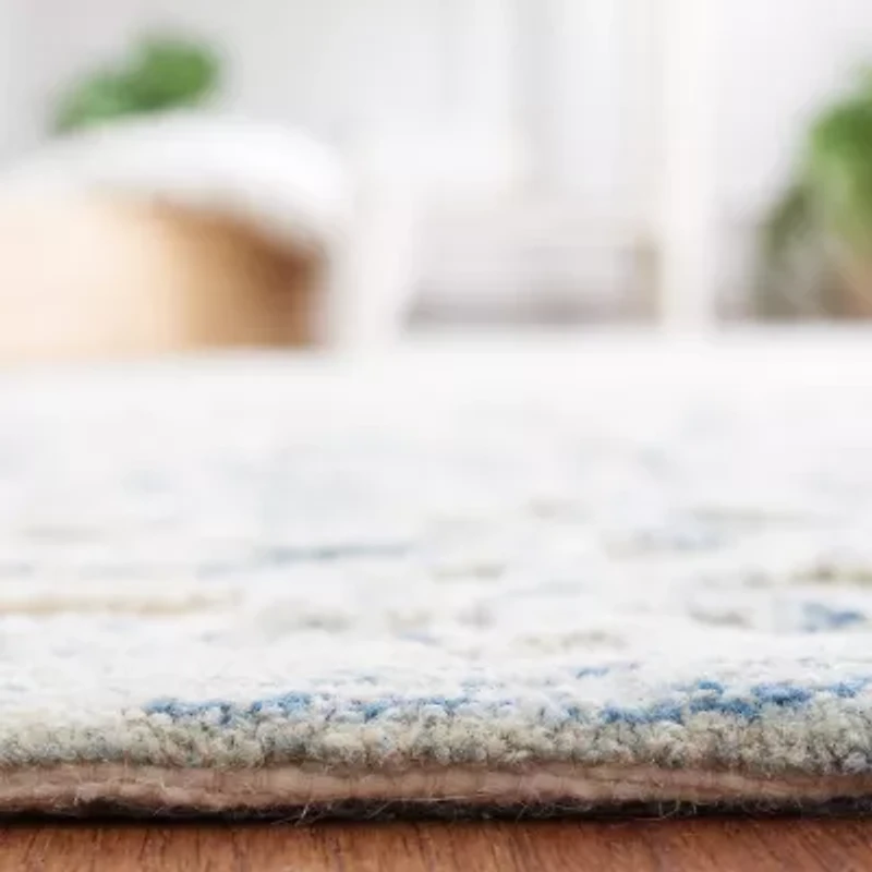 Martha Stewart Jada Floral Hand Tufted 27" X 96" Indoor Rectangular Runner