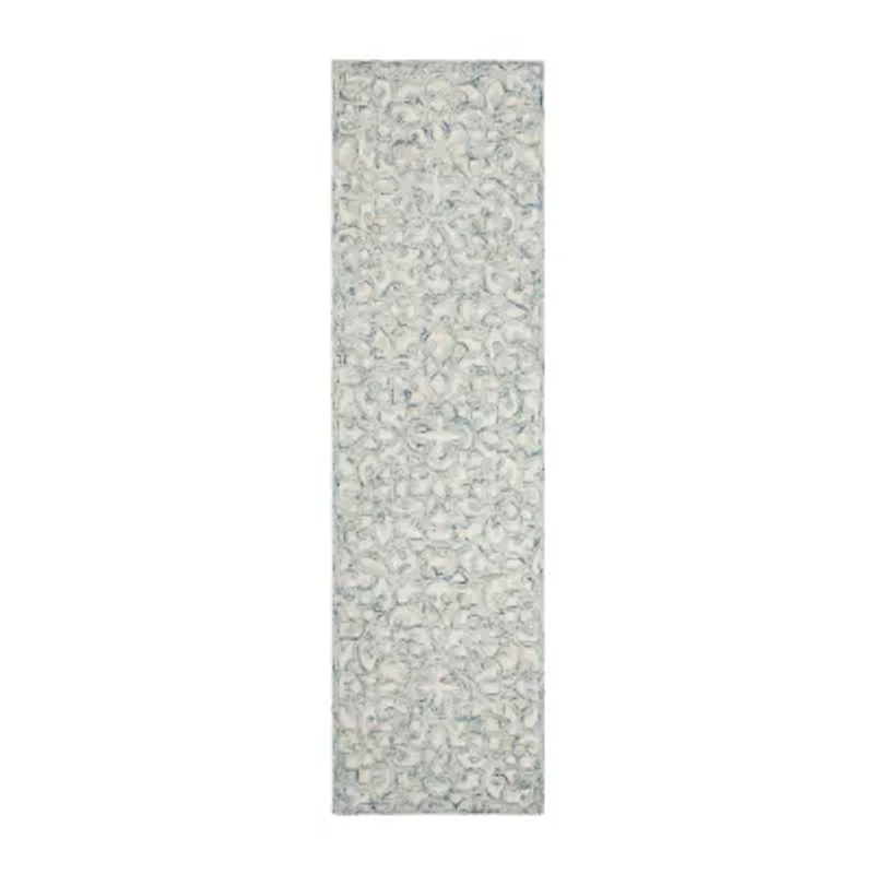 Martha Stewart Jada Floral Hand Tufted 27" X 96" Indoor Rectangular Runner