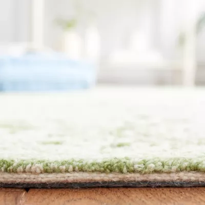 Martha Stewart Nora Medallion Hand Tufted Indoor Rectangular Accent Rug