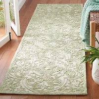 Martha Stewart Nora Medallion Hand Tufted Indoor Rectangular Accent Rug