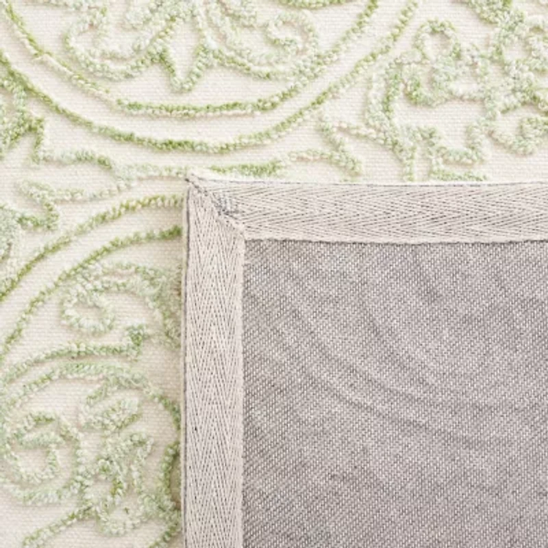 Martha Stewart Nora Medallion Hand Tufted Indoor Rectangular Accent Rug