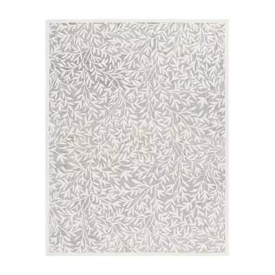 Martha Stewart Anna Floral Hand Tufted Indoor Rectangular Area Rug