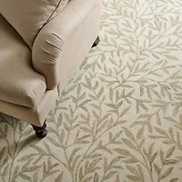 Martha Stewart Anna Floral Hand Tufted Indoor Rectangular Area Rug