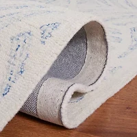 Martha Stewart Char Floral Hand Tufted Indoor Rectangular Area Rug