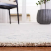 Martha Stewart Char Floral Hand Tufted 6' X Indoor Round Area Rug