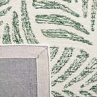 Martha Stewart Char Floral Hand Tufted Indoor Rectangular Area Rug