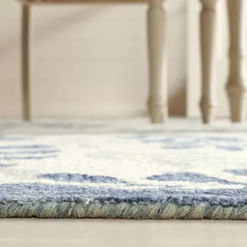 Martha Stewart Cora Floral Hand Tufted Indoor Rectangular Area Rug