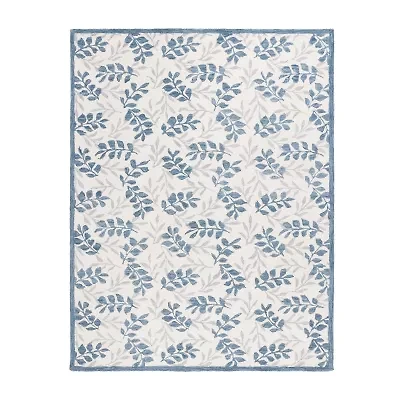 Martha Stewart Cora Floral Hand Tufted Indoor Rectangular Area Rug