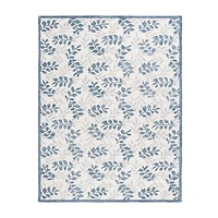 Martha Stewart Cora Floral Hand Tufted Indoor Rectangular Area Rug