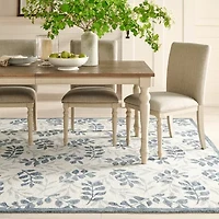 Martha Stewart Cora Floral Hand Tufted Indoor Rectangular Area Rug