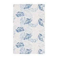 Martha Stewart Finn Floral Hand Tufted Indoor Rectangular Area Rug