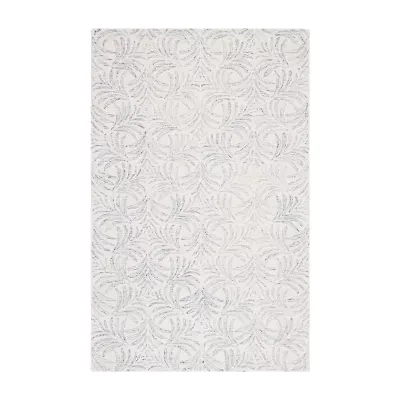 Martha Stewart Joy Floral Hand Tufted Indoor Rectangular Area Rug