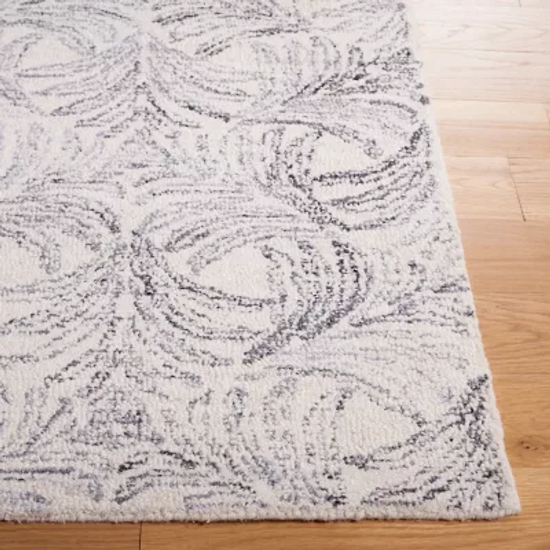 Martha Stewart Joy Floral Hand Tufted Indoor Rectangular Area Rug