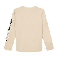 Quiksilver Big Kid Boys Crew Neck Long Sleeve Regular Fit Graphic T-Shirt