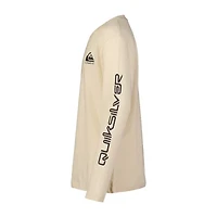 Quiksilver Big Kid Boys Crew Neck Long Sleeve Regular Fit Graphic T-Shirt