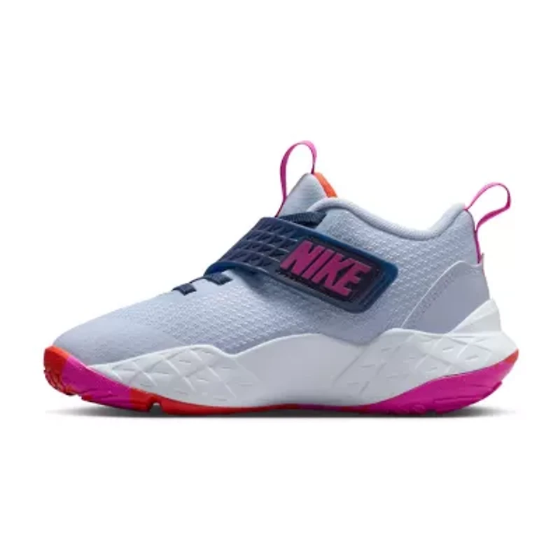 Nike Team Hustle Little Kid Girls Running Shoes