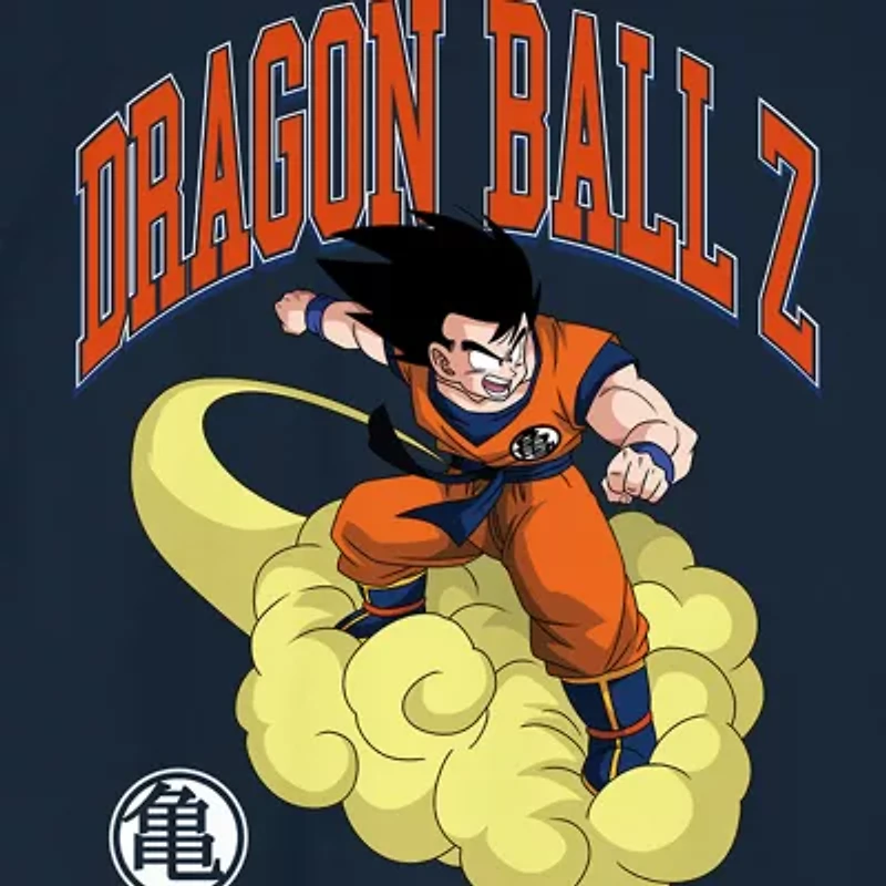 Mens Crew Neck Short Sleeve Dragon Ball Z Graphic T-Shirt