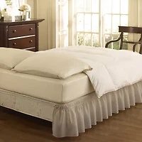 EasyFit Wrap-Around Solid Ruffled Bedskirt