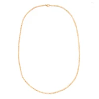 14K Gold Over Silver Beaded Necklace