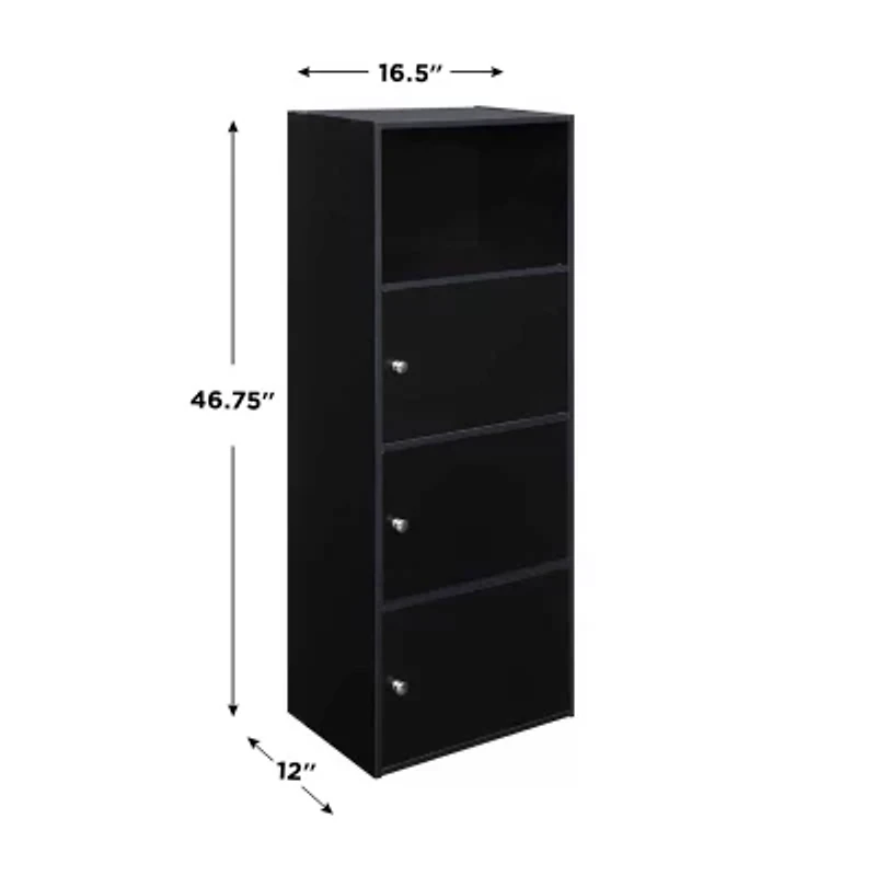 Convenience Concepts Extra Storage 3 Door Cabinet