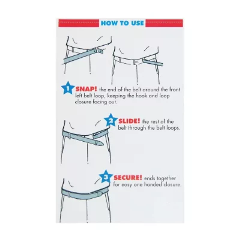 Myself Belts Little & Big Kids Unisex Striped Belt