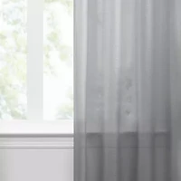 Vue Textured Voile Rod Pocket Sheer Set of 2 Curtain Panel