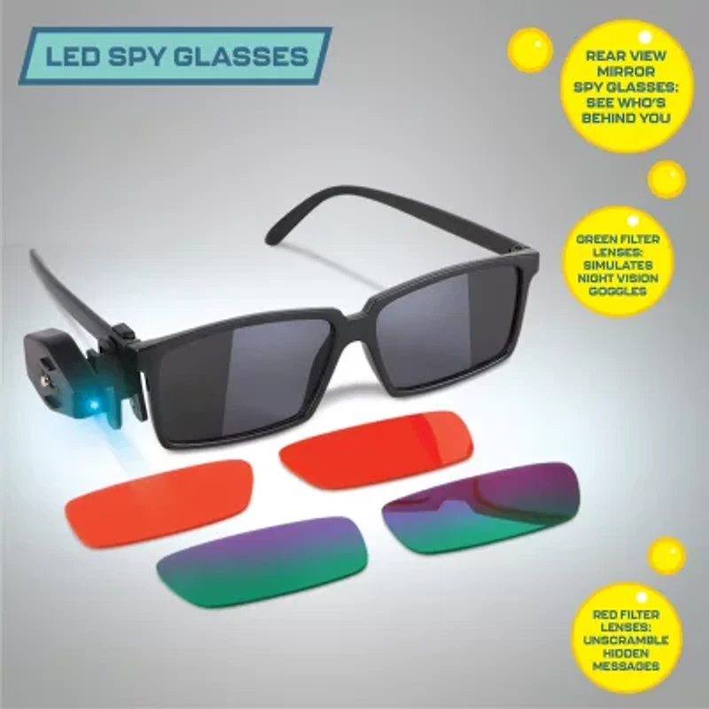 Ryan's World Toy Ultimate Spy Kit Briefcase with Flashlight Spy Glasses Secret Service Gear