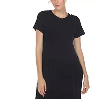 White Mark Womens Short Sleeve Maxi Dress