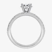 1 1/4 CT. T.W. Lab-Grown (F / VS2)  Diamond Round Solitaire Bridal Set 10K or 14K Gold