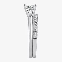 1 1/4 CT. T.W. Lab-Grown (F / VS2)  Diamond Round Solitaire Bridal Set 10K or 14K Gold