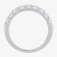 (H-I / Si1) Womens 3.5MM 2 CT. T.W. Lab Grown White Diamond 14K Gold Anniversary Wedding Band