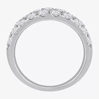 (H-I / Si1) Womens 5.5MM 3 CT. T.W. Lab Grown White Diamond 14K Gold Anniversary Band