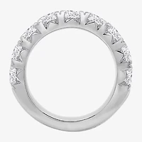 9-Stone (H-I / Si1) Womens 5MM 2 3/4 CT. T.W. Lab Grown White Diamond 14K Gold Anniversary Wedding Band