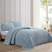 Beatrice Home Fashions Channel Chenille Bedspread