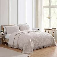 Beatrice Home Fashions Medallion Embellished Bedspread