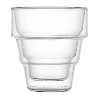 Joyjolt Pila Double Walled Espresso Glass - 3 Oz - Set Of 2