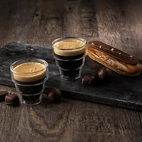 Joyjolt Pila Double Walled Espresso Glass - 3 Oz - Set Of 2