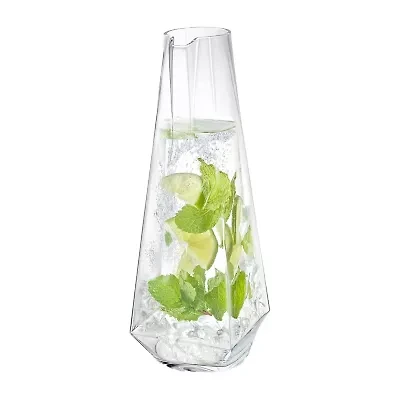 Joyjolt Infiniti Crystal Beverage - 43 Oz Glass Serving Pitcher