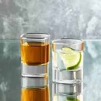 Joyjolt City Heavy Base - 2 Oz - Set Of 12 Shot Glass