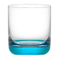 Joyjolt Hue Colored 6-pc. Whiskey Glass Double Old Fashioned