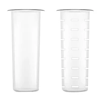Joyjolt Glass Drink With Spigot; Ice Infuser; & Fruit Infuser - 1 Gallon Beverage Dispenser
