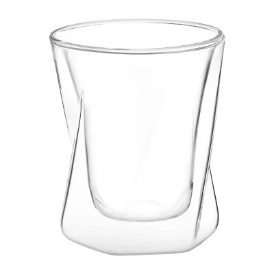 Joyjolt Lacey Wall Whiskey Glasses - 10 Oz - Set Of 2 Double Old Fashioned