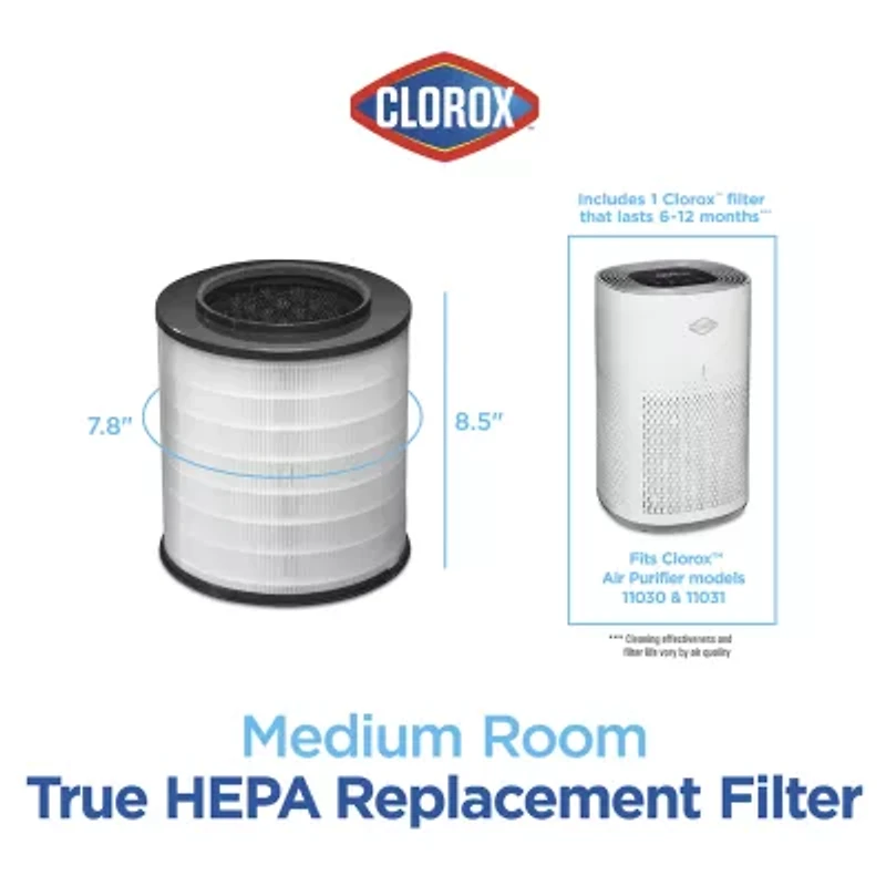 Clorox Medium Room Air Purifier Replacement Filter