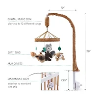 The Peanutshell Woodland Baby Mobile