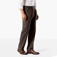 Dockers Easy Khaki With Stretch Mens Comfort Waistband Classic Fit Pleated Pant