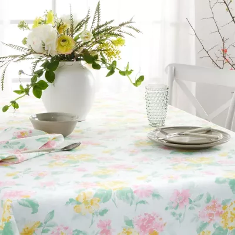 Martha Stewart Amber Floral Tablecloth