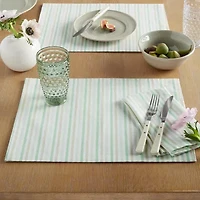 Martha Stewart Daisy Stripe 4-pc. Placemat Set