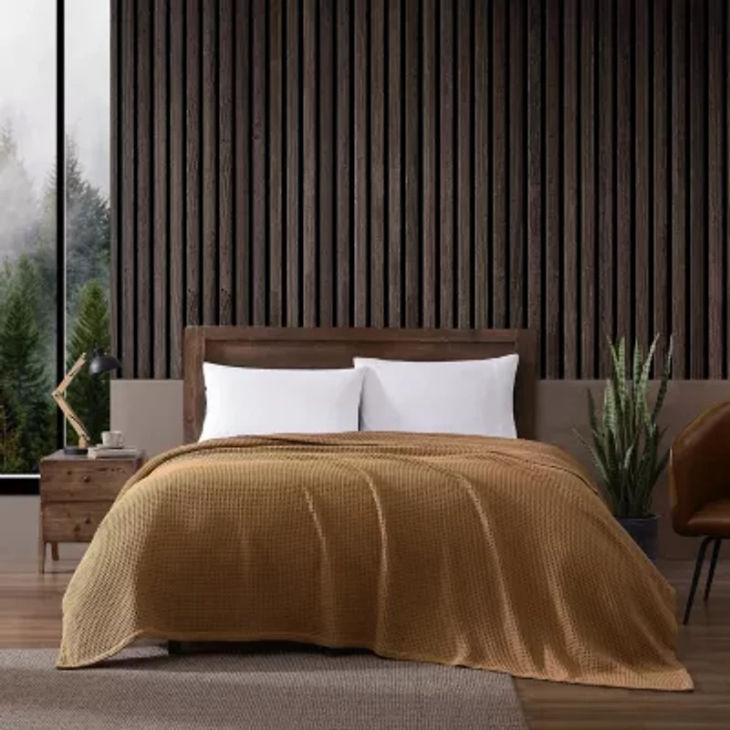 Eddie Bauer Solid 100% Cotton Blanket