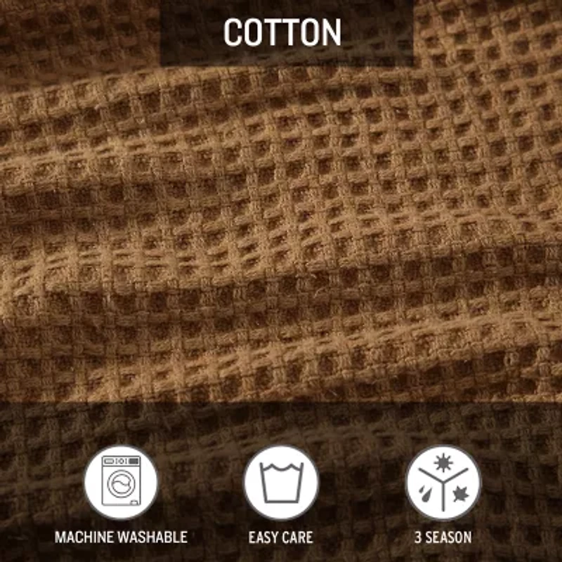 Eddie Bauer Solid 100% Cotton Blanket