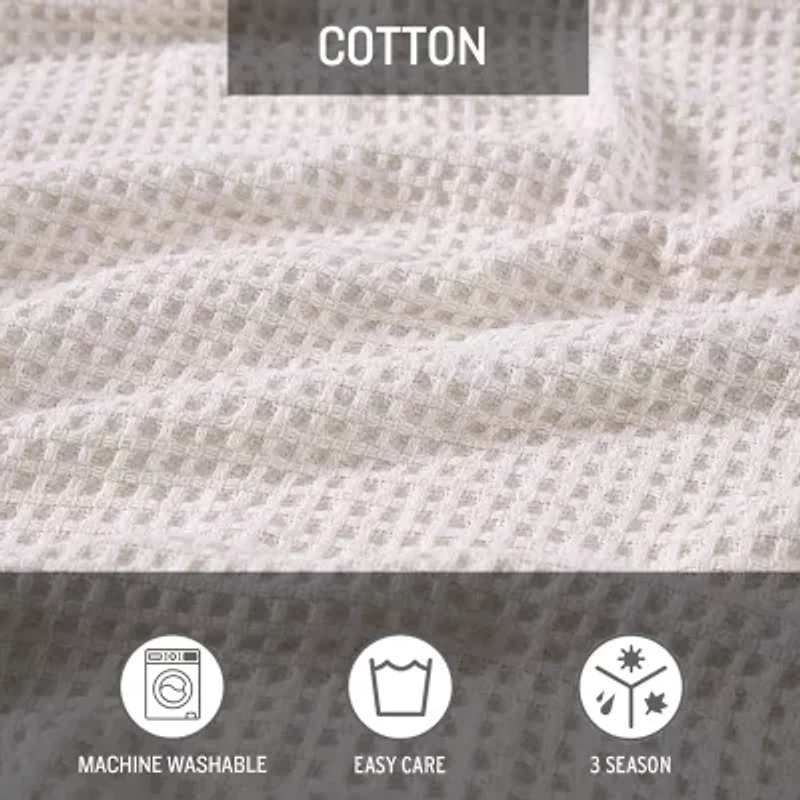 Eddie Bauer Solid 100% Cotton Blanket